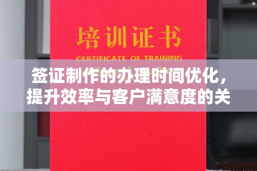霍城签证制作的办理时间优化，提升效率与客户满意度的关键
