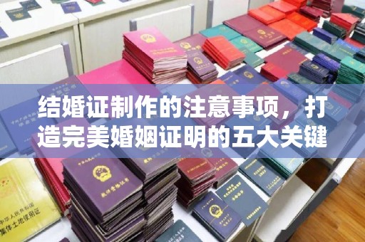 霍城结婚证制作的注意事项，打造完美婚姻证明的五大关键点