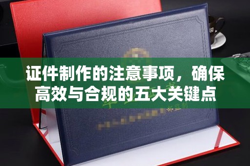 霍城证件制作的注意事项，确保高效与合规的五大关键点