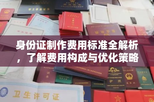 霍城身份证制作费用标准全解析，了解费用构成与优化策略